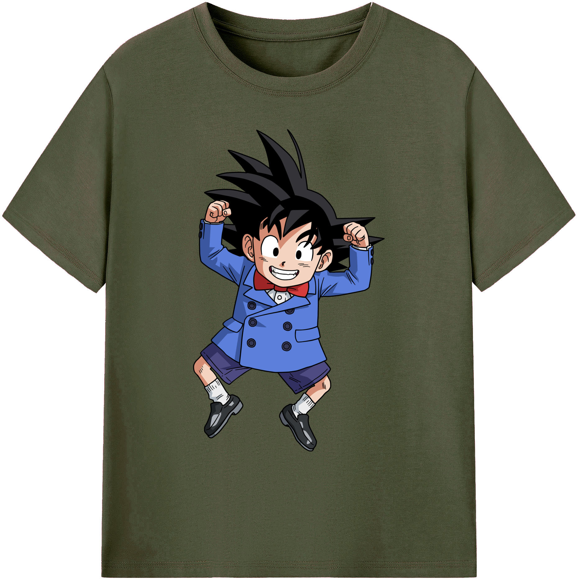 （画像用） ドラゴンボール 孫悟空（そん ごくう）Son Goku カカロット DRAGON BALL Kakarotto 綿100％ メンズ半袖Tシャツ｜肌触りやわらか＆通気性